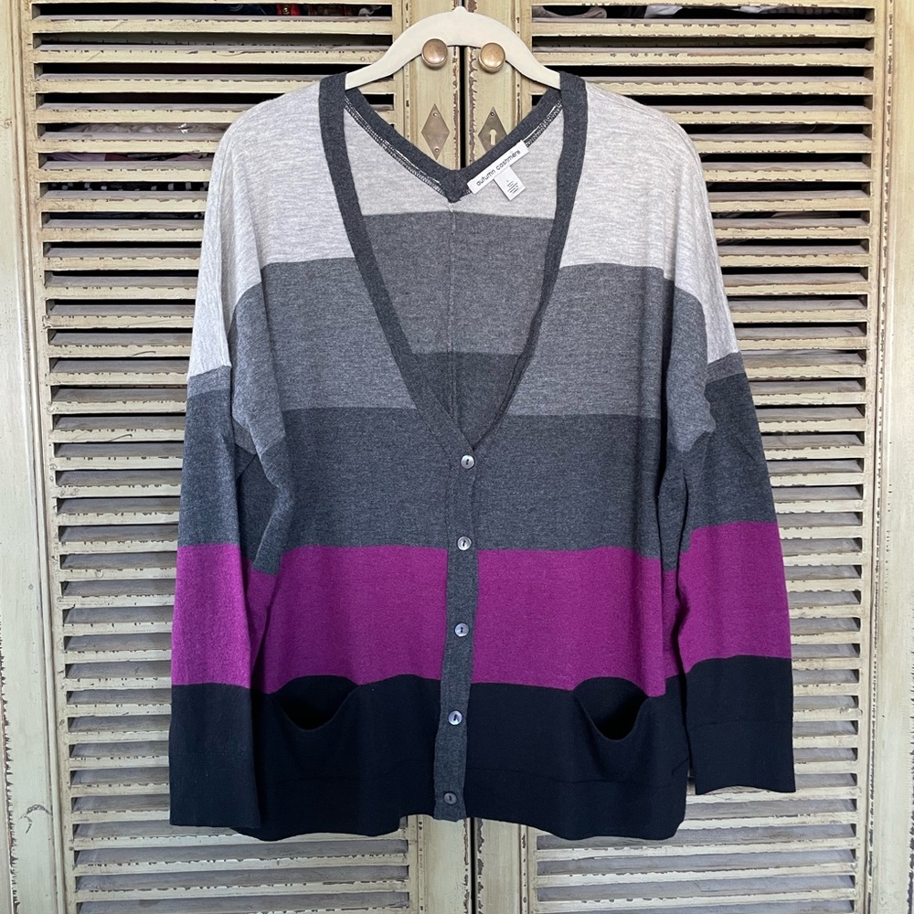 Autumn Cashmere Button up cardigan L